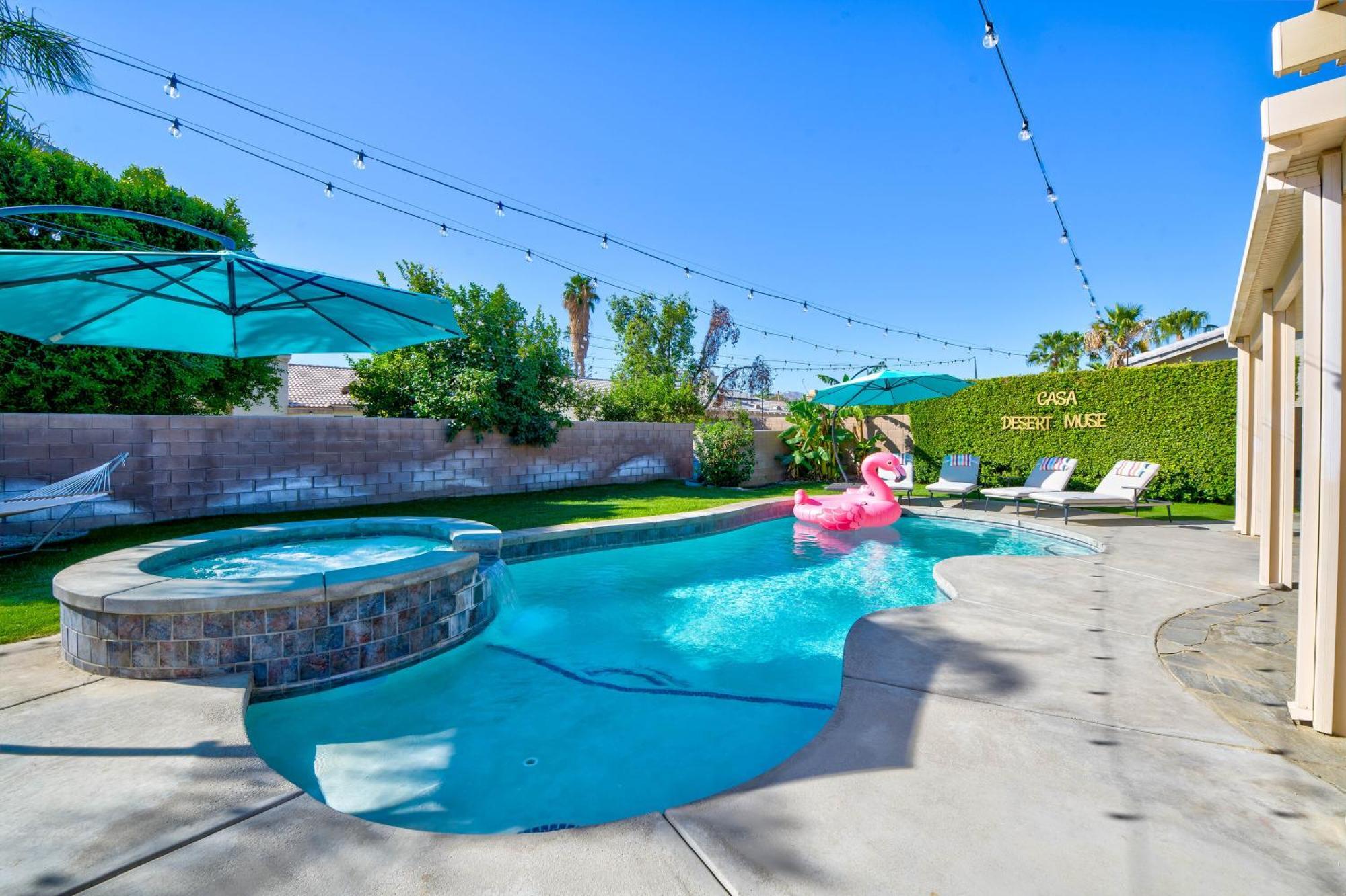 Casa Desert Muse With Heated Pool Spa Firepit Mini Golf And Games إنديو المظهر الخارجي الصورة
